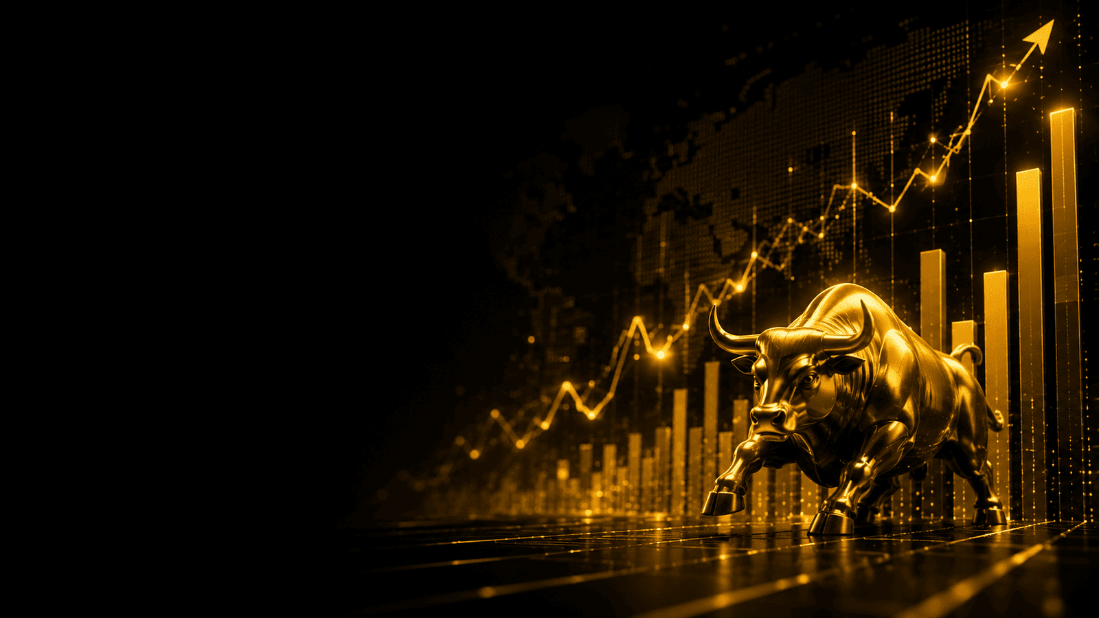 stocks trading background